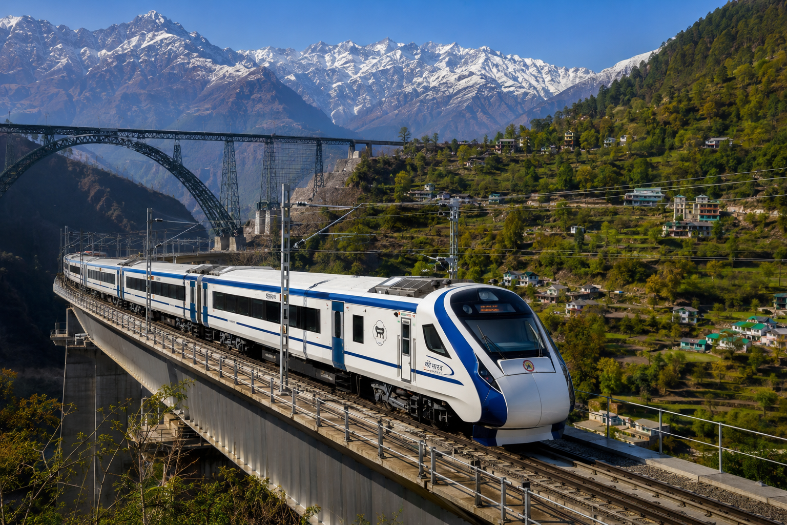 Vande Bharat Train Starts from Jammu to Srinagar