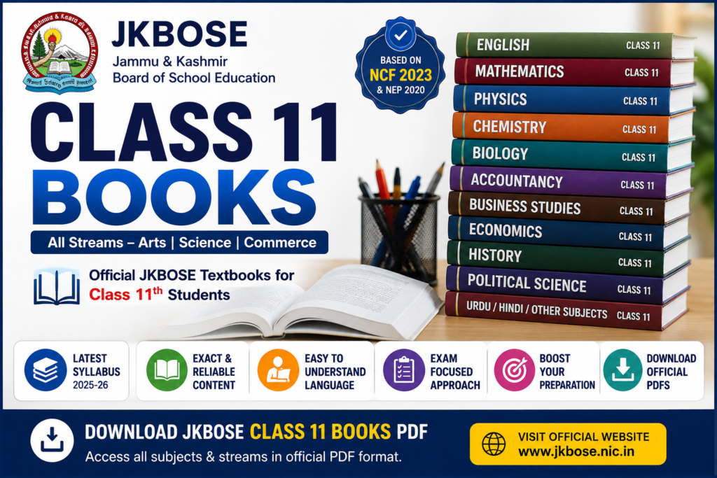 jkbose class 11 books