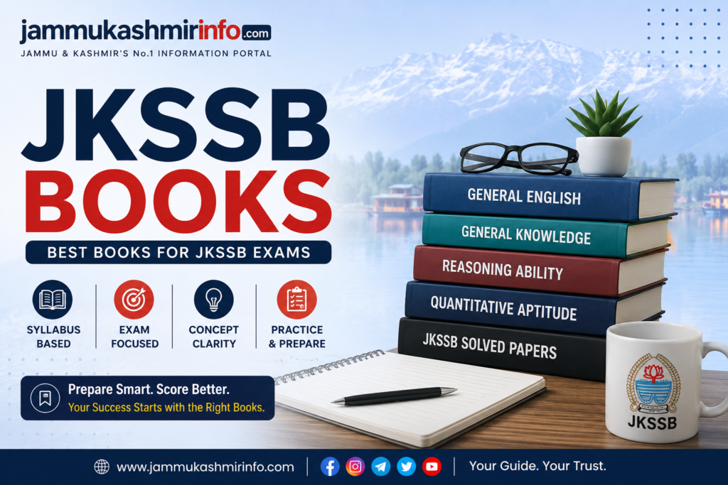 BEST BOOKS FOR JKSSB EXAM PREPARTION